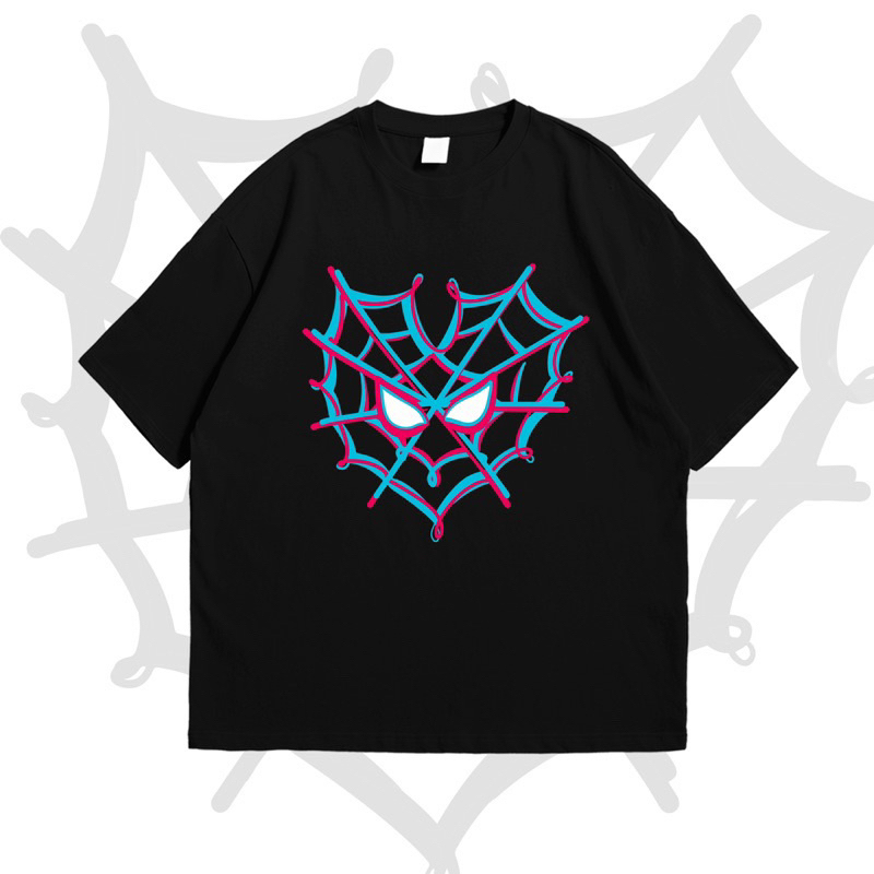 Kaos Couple Spiderman Miles Morales & Gwen Stacy Vol. 2 - Kaos Spiderman Couple - Tshirt Spiderman C