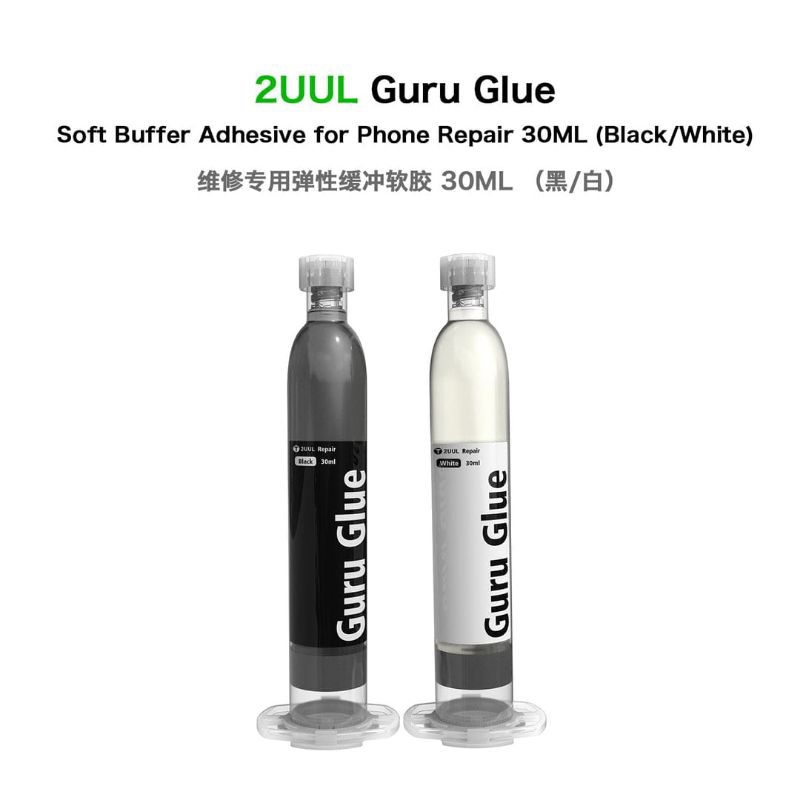 

LEM JELLY 2UUL GURU GLUE DA43 SOFT BUFFER FOR PHONE 30ML BLACK/WHITE ORIGINAL