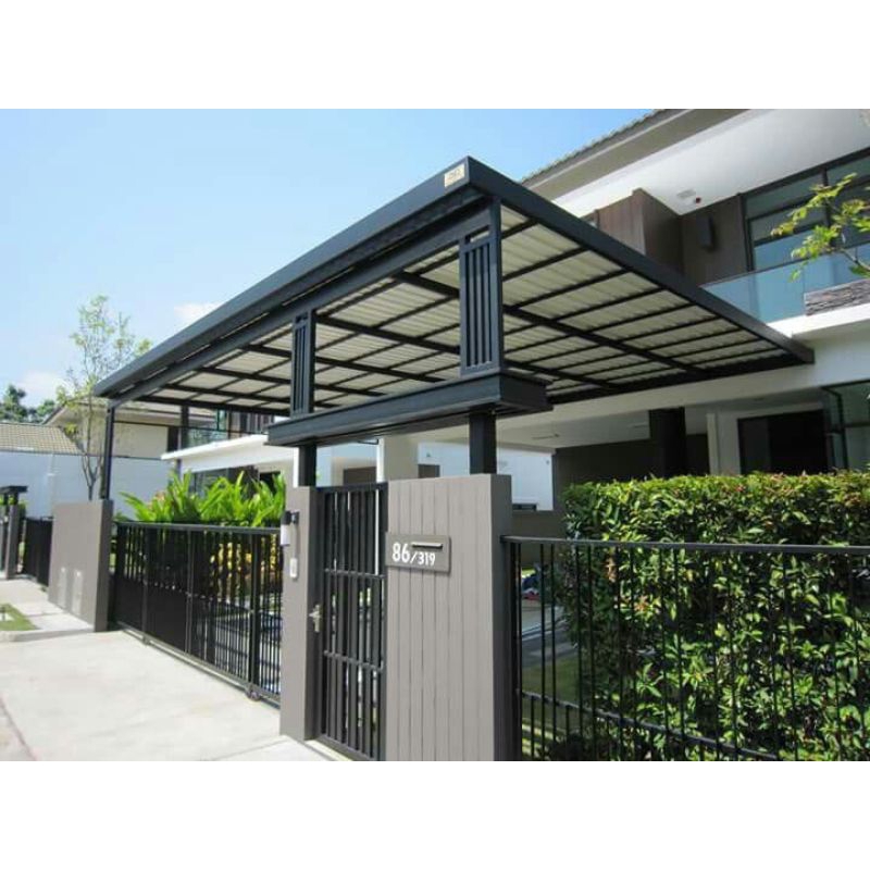 kanopi alderon depan)/ belakang rumah