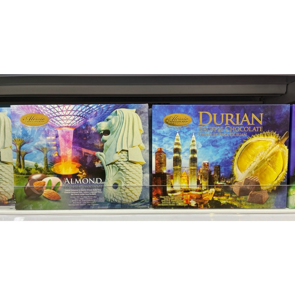 

Alessio Chocolate / TIRAMISU / ALMOND / DURIAN Kotak 150g