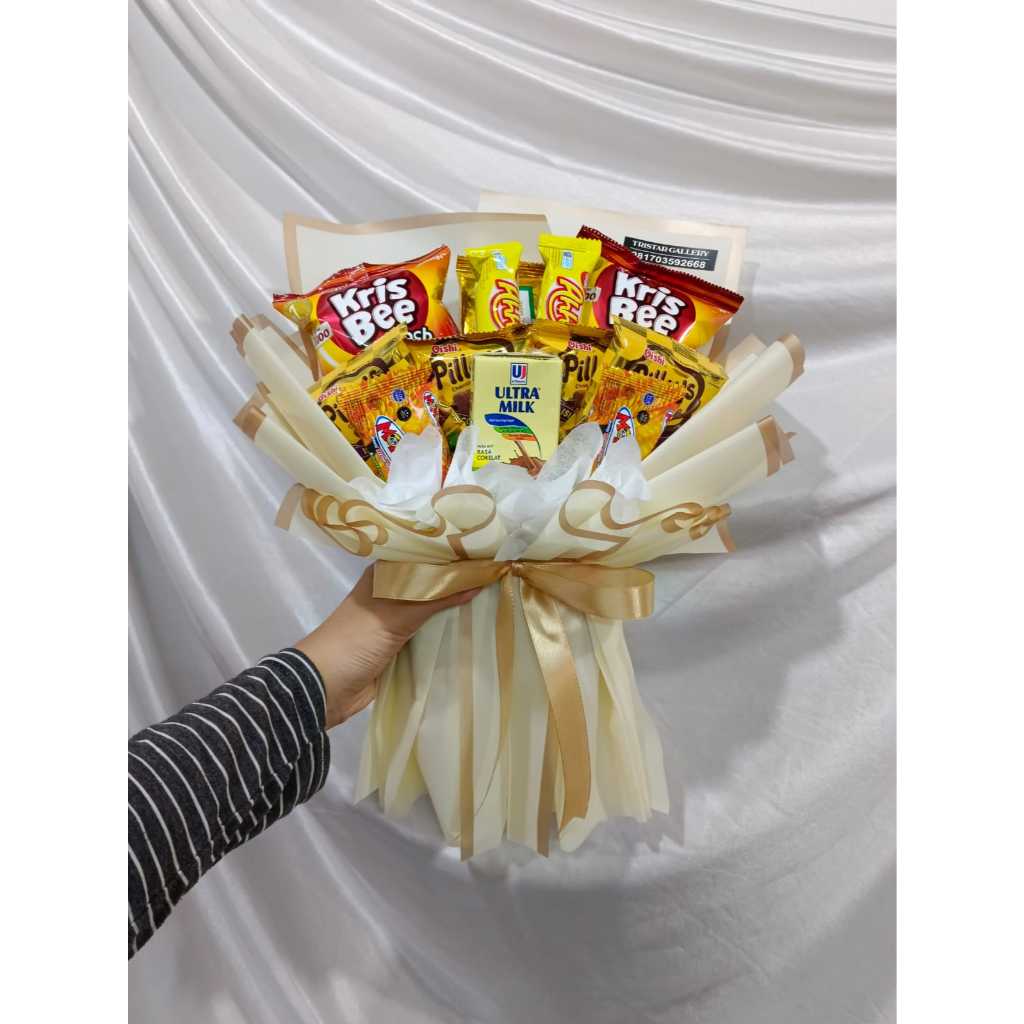 

[TRISTAR_GALLERY] Buket snack medium wisuda/birthday/graduation