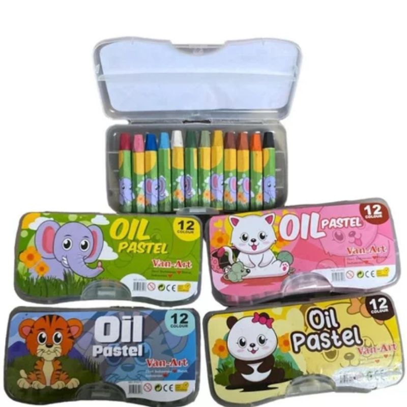 

Crayon 12 warna oil pastel