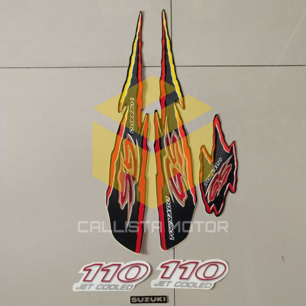 striping sticker suzuki gs tornado stiker gs 110 tornado