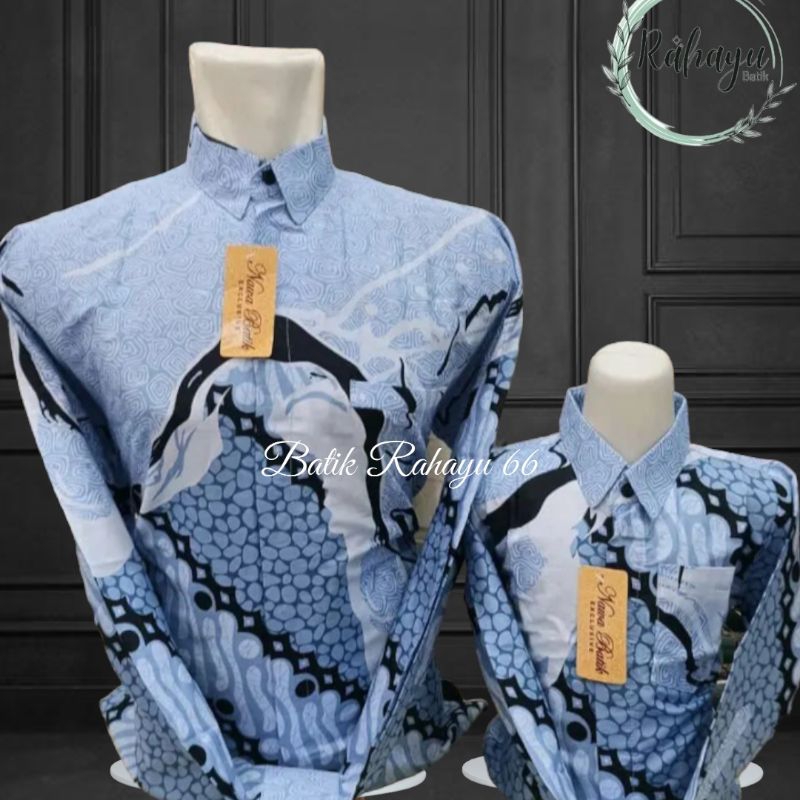 Couple kemeja batik ayah anak/ couple kemeja batik/couple batik ayah dan anak /couple kemeja batik l