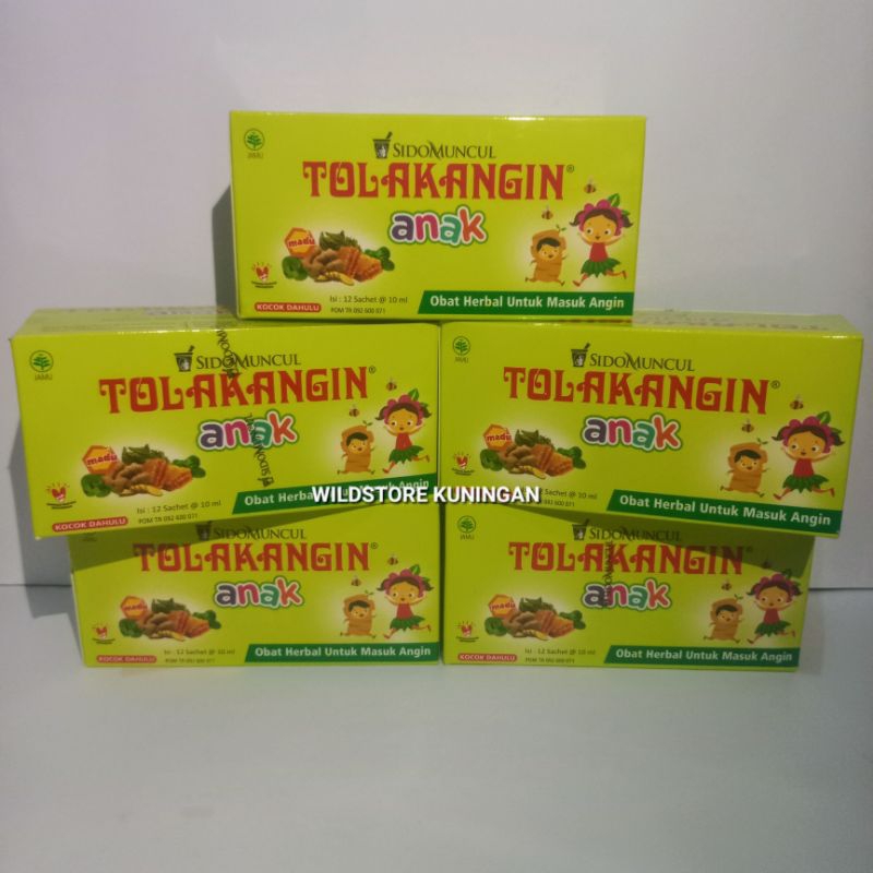 

Tolak Angin Anak Cair Sidomuncul 1box [12Sashet x 10ml]