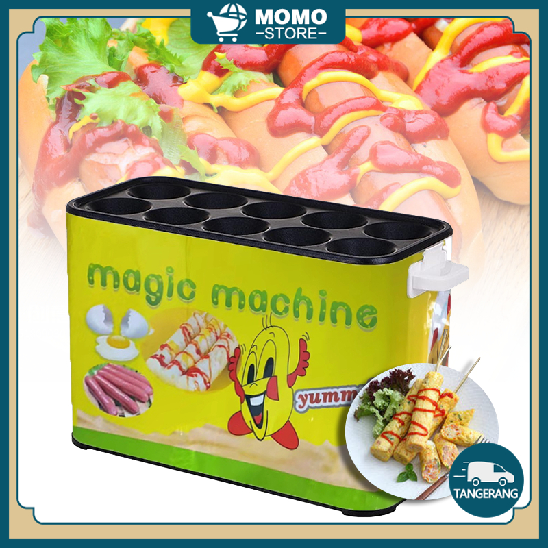 Alat Sostel 10 Lubang Mesin Sosis Telur Gas Sostel Gas 10 Lubang / Kompor Sostel Gas 10 Lubang
