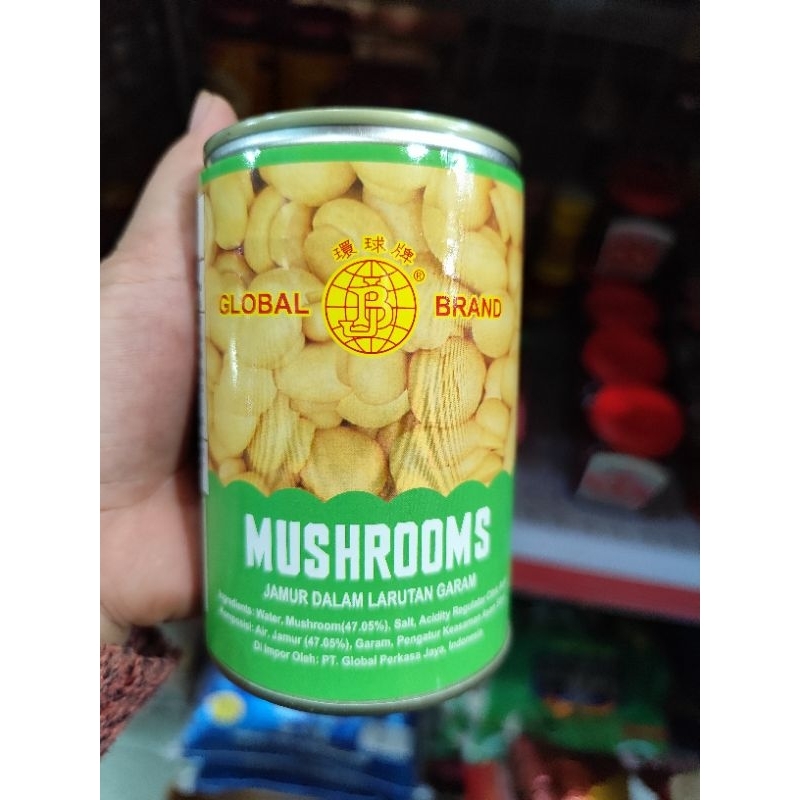 

MUSHROOM GLOBAL BRAND/ JAMUR KANCING dalam Kaleng