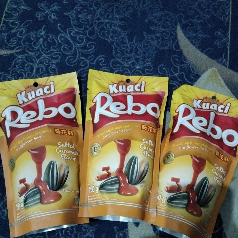 

Rebo Kuaci 150g / Rasa Salted Caramel