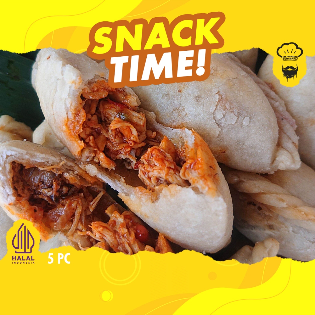 

Cireng Bunting Isi Ayam Suir | Cireng Isi Sosis | Cireng usus | Cireng Jando Gajih isi 5 pcs JUMBO