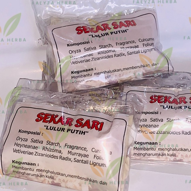 Lulur Sekar Sari Sekarsari Putih 1 pack (isi 10 pcs) / Lulur Pengantin