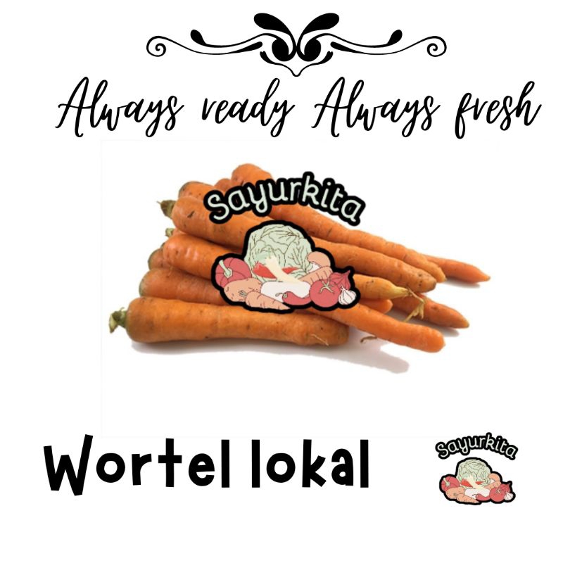 

wortel lokal 250 gram