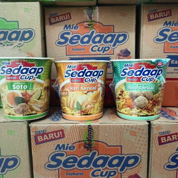 

mie sedap cup 1 karton isi 12pcs