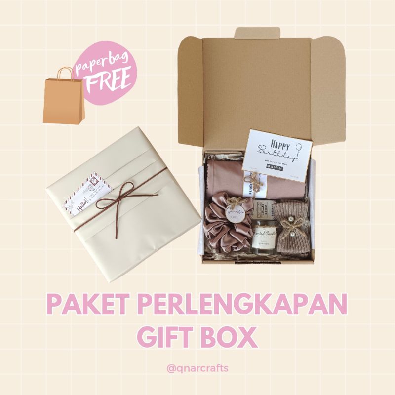 

Paket Lengkap Perlengkapan Hamper / Gift Box