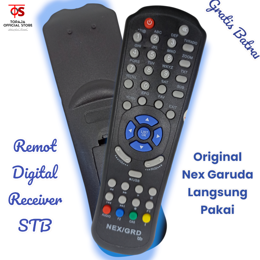 Remote Remot STB Nex Parabola Garuda Matrix Burger S2 - Remot Digital Receiver Parabola Matrix Garud