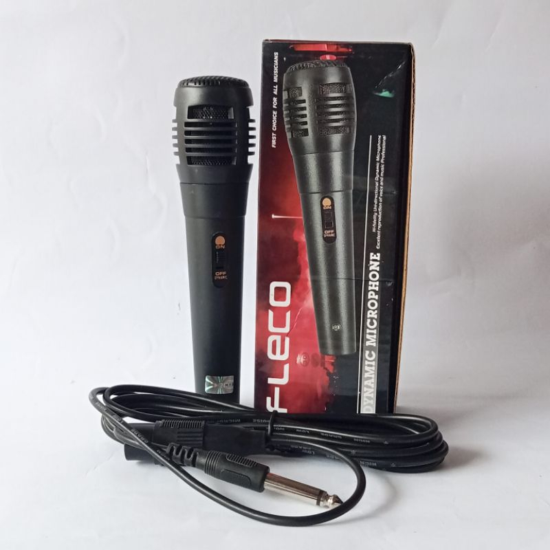 MIC KARAOKE SUARA JERNIH COLOKAN BESAR BAGUS MICROPHONE KABEL