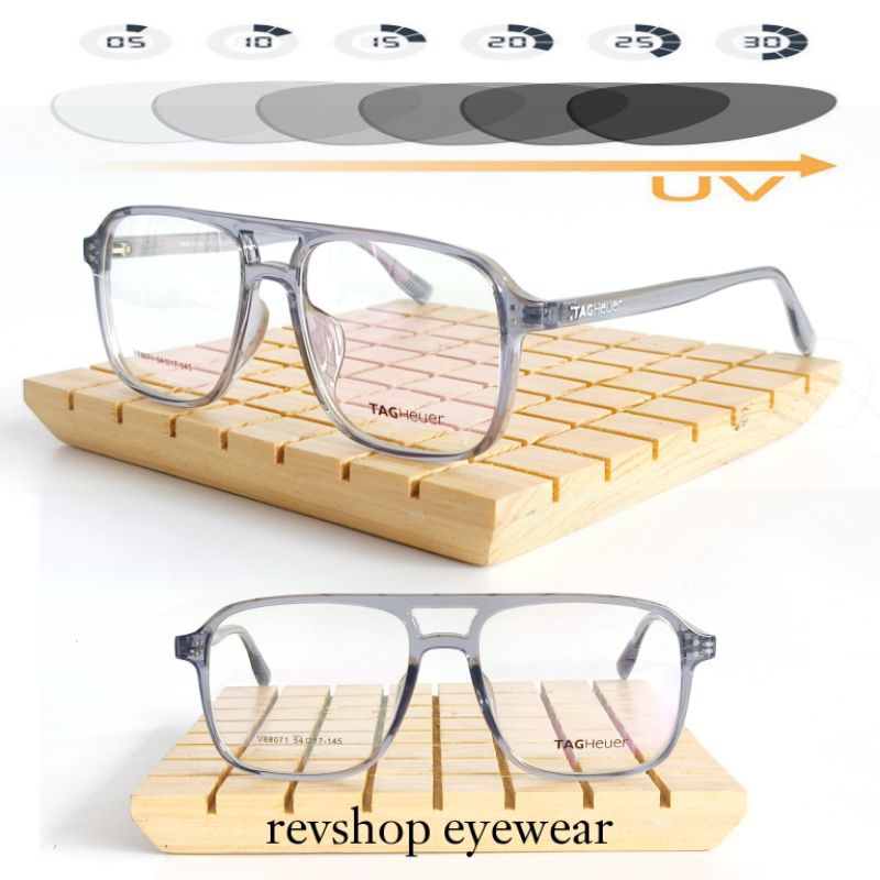 Frame Kacamata Fashion Pria Tag Heuer Aviator