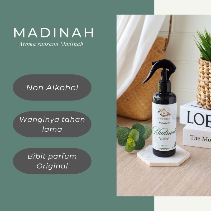 KAUTSAR - Madinah Pengharum Ruangan Linen Spray Air Freshener Arab Parfum Sajadah
