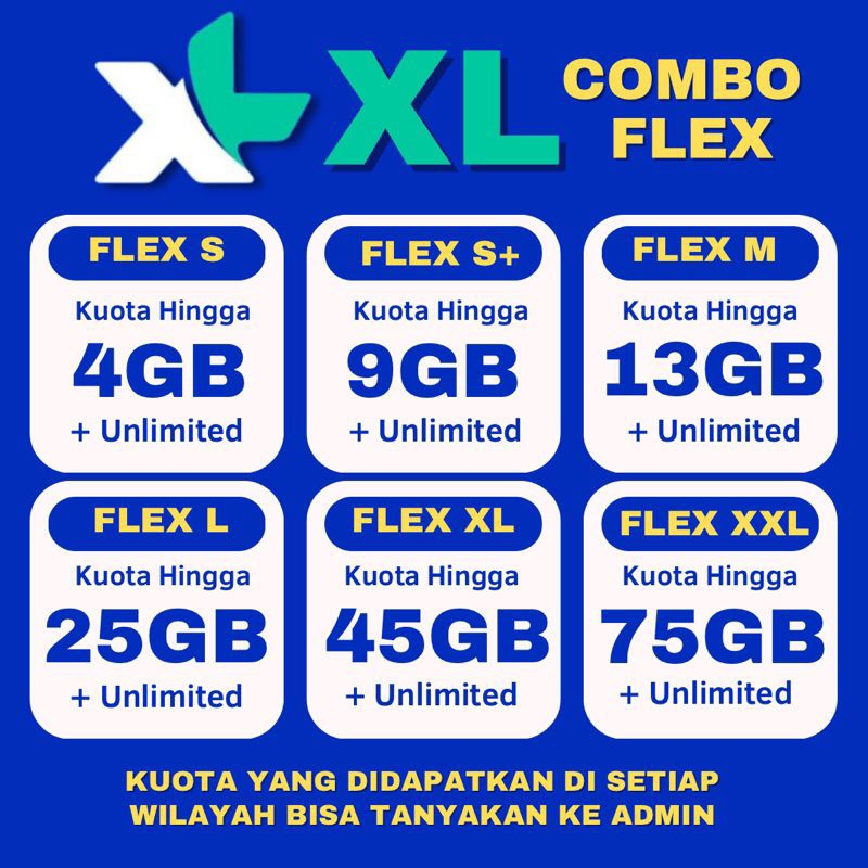 Paket kuota internet / injek kuota XL murah 30 hari unlimited