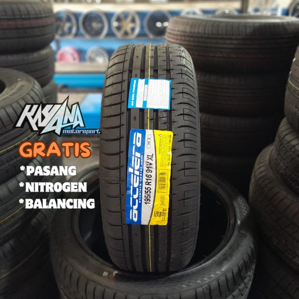 Ban Accelera Phi--r 195 55 R16 Ban Luar Mobil R16 195/55 (gratis pasang)