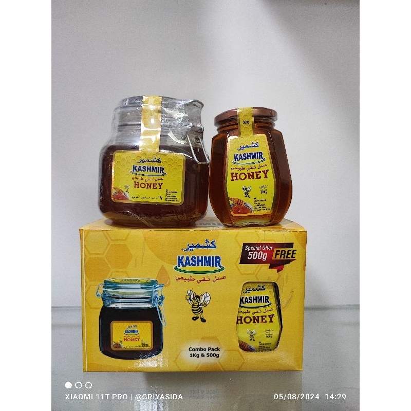 

Madu murni 1kg free 500gr kashmir asli madu murni natural honey
