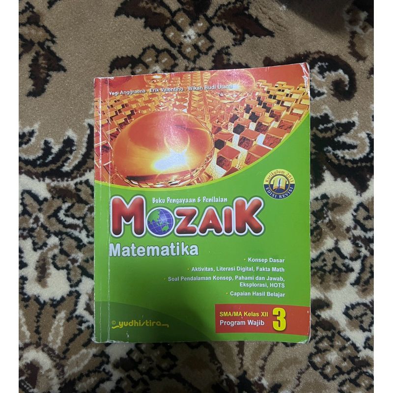 

Mozaik 3 Matematika SMA/MA Kelas XII - Program Wajib