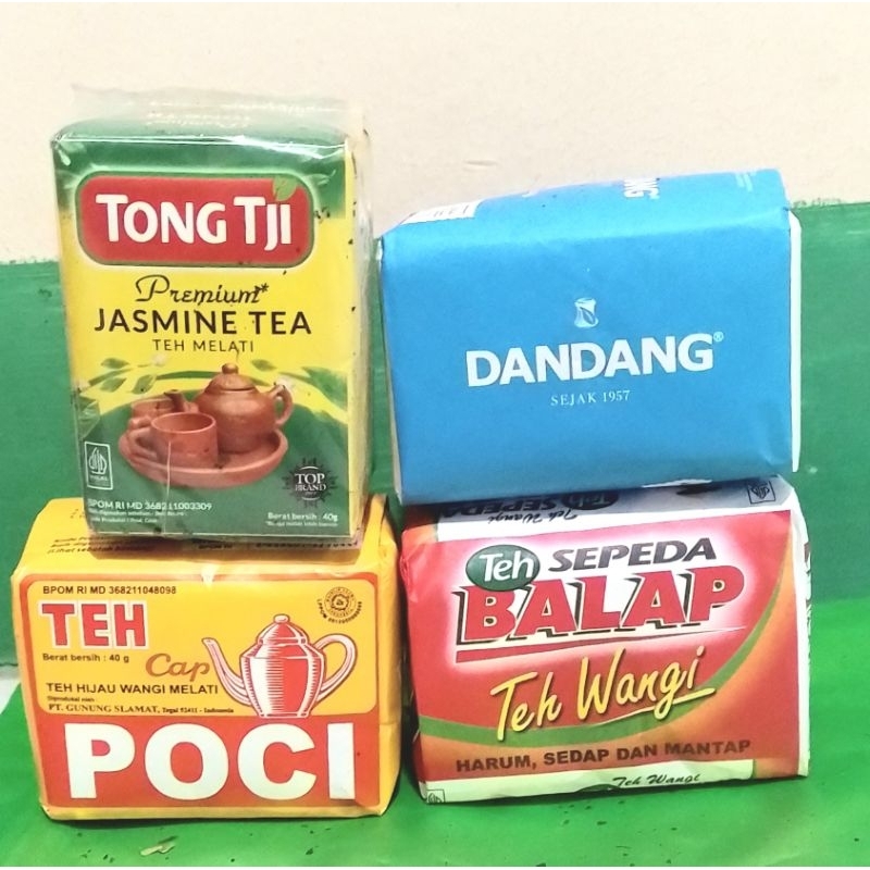 

Paket Teh Racikan 4 jenis 40grx4pcs