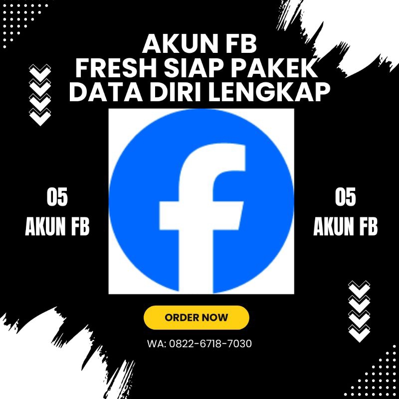 5 Akun Facebook fresh premium