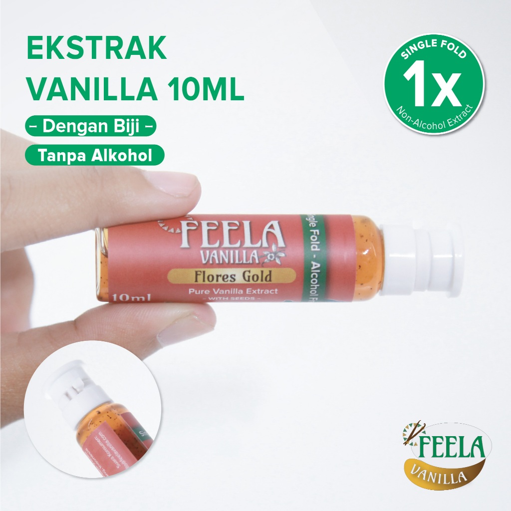 

Pure Vanilla Extract Ekstrak Vanilla Glycerine & Alkohol - Sample Size