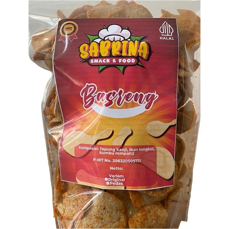 

SABRINA Basreng renyah kriuk pedas baso goreng ikan juara cemilan pedas