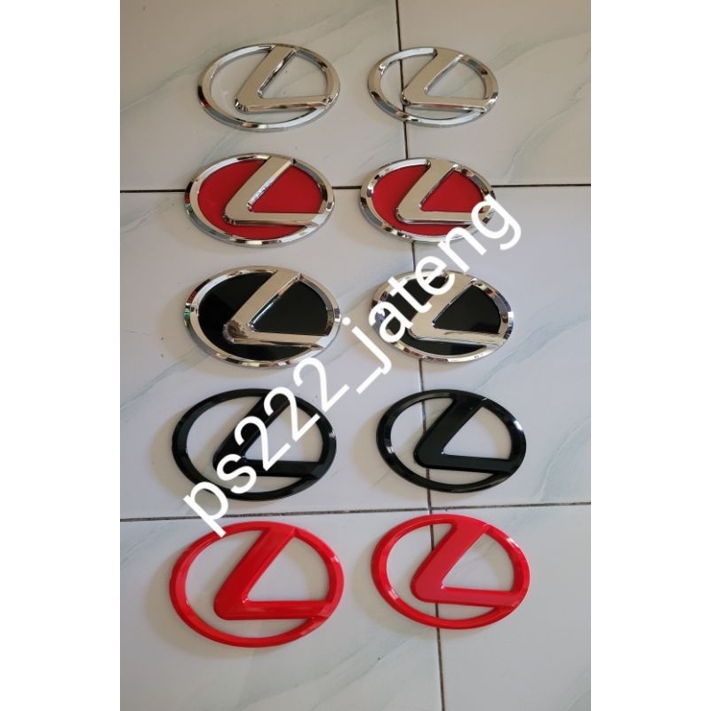Yexstoree Emblem Logo Lexus Ukuran 13Cm/14Cm/Emblem Logo Lexus Pas Untuk Peganti Logo Avanza Xenia