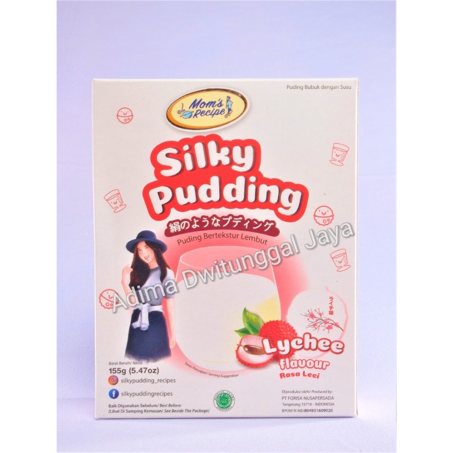 

moms recpe silky puding lychee