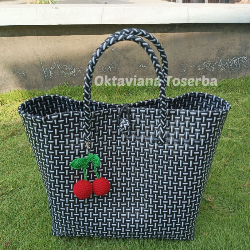 TAS KERANJANG BELANJA WANITA size 30cm