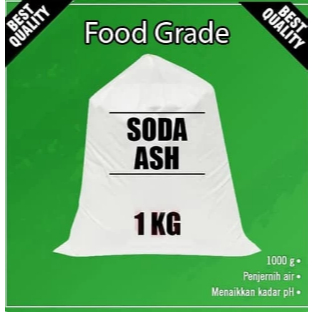 

Soda Ash / Abu Soda / Natrium Karbonat / Na2CO3 1 kg / Food Grade