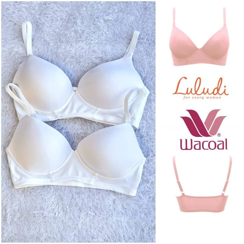 LULUDI by WACOAL BRA FEEL FREE TANPA KAWAT BUSA TIPIS LLB 60109B BRALETTE BH WANITA TANPA KAIT WIREL