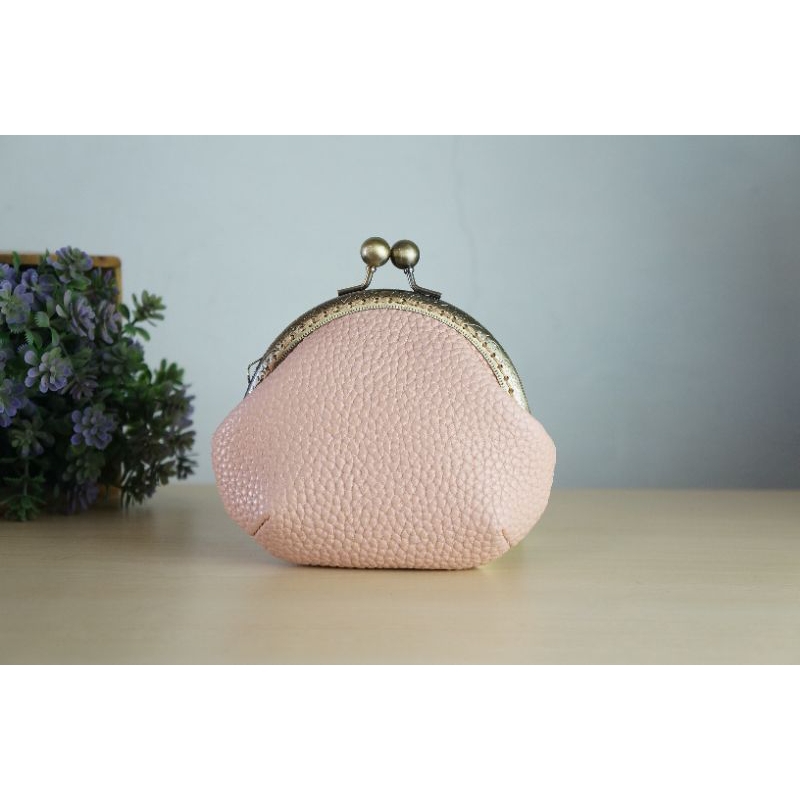 KIRANA PEACH Dompet Coin Handmade / Dompet Kartu / Dompet Behel Handmade