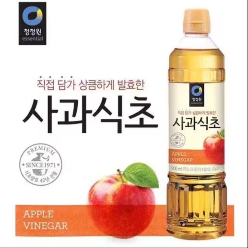 

Daesang chung jung one apple vinegar cuka apel 900 ml