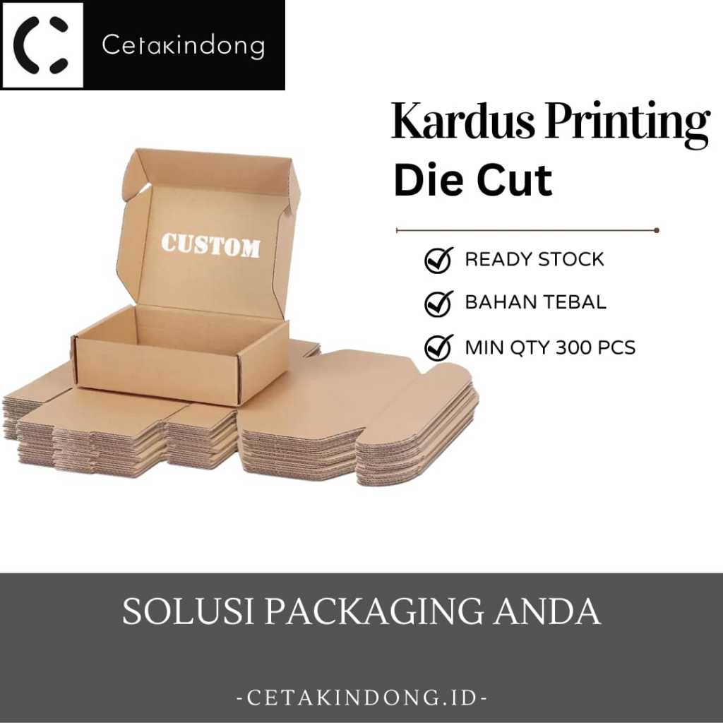 

Box Kardus Corugated Custom/Karton Die Cut E-Flute/Box Custome