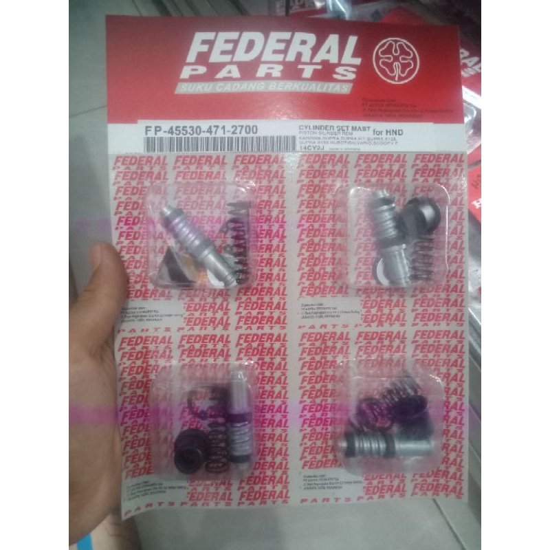 Seal Master rem/piston rem cakram. Supra, kharisma, supra fit, supra x 125 , supra x 125 fi ,vario, 
