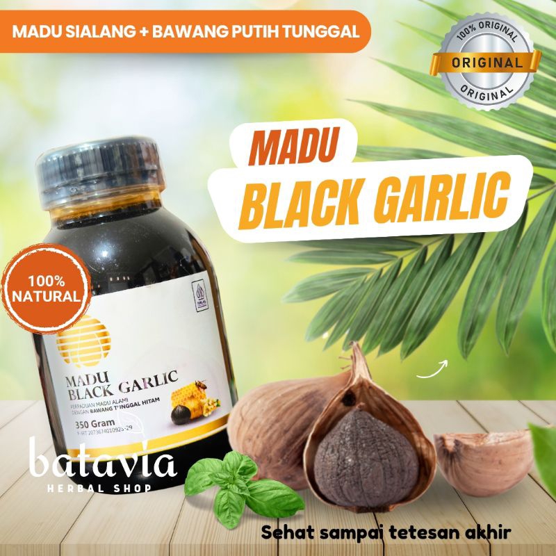 

Madu Black Garlic Madu Bawang Lanang Hitam Tinggal Madu Organik