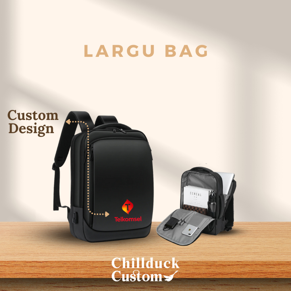 Tas /  Largu Bag / Tas Custom  / Premium Quality / Tas Laptop / Uv Print Custom