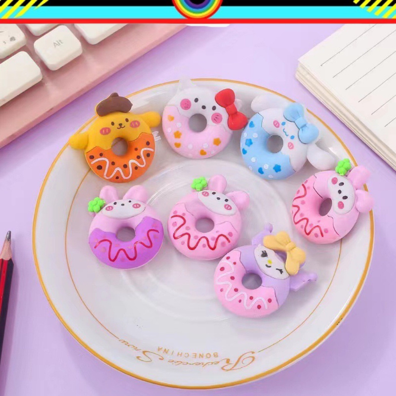 

PENGHAPUS 3D DONUT SANRIO | PENGHAPUS PENSIL 3D | PERLENGKAPAN ALAT TULIS SEKOLAH | ALAT TULIS SEKOLAH | PERALATAN TULIS | ERASER 3D SANRIO | MELODY | KUROMI | POMPOMPURIN | CINAMORROL
