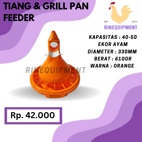 PAN FEEDER OTOMATIS TEMPAT MAKAN PAKAN NAMPAN AYAM