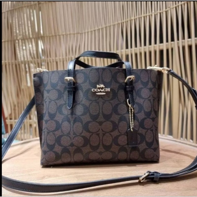 Coach mollie tote bag Mahogay