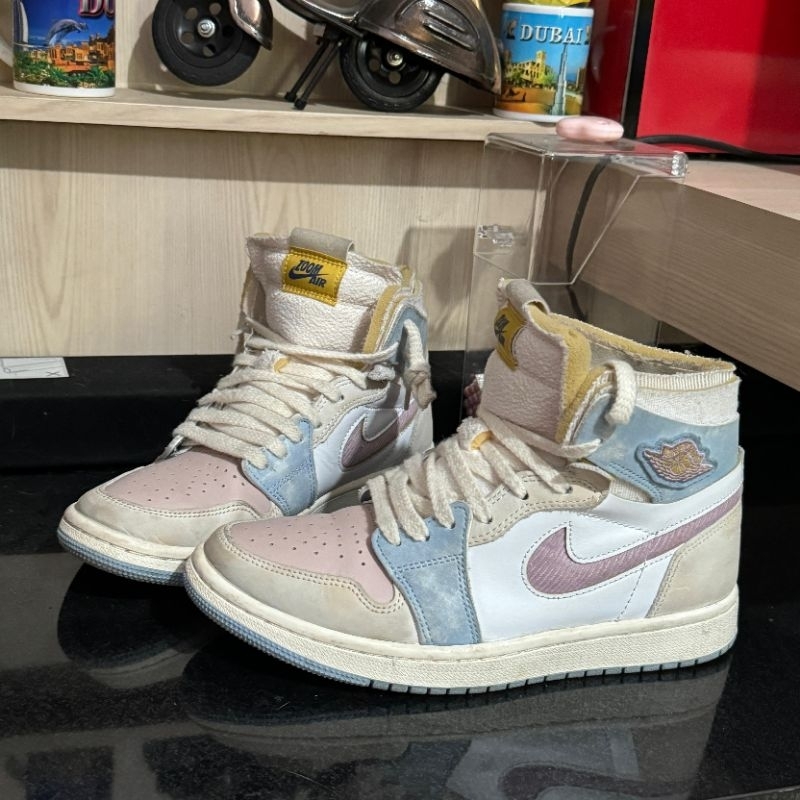 Preloved Air Jordan 1 High Zoom Pink Oxford (807garage)