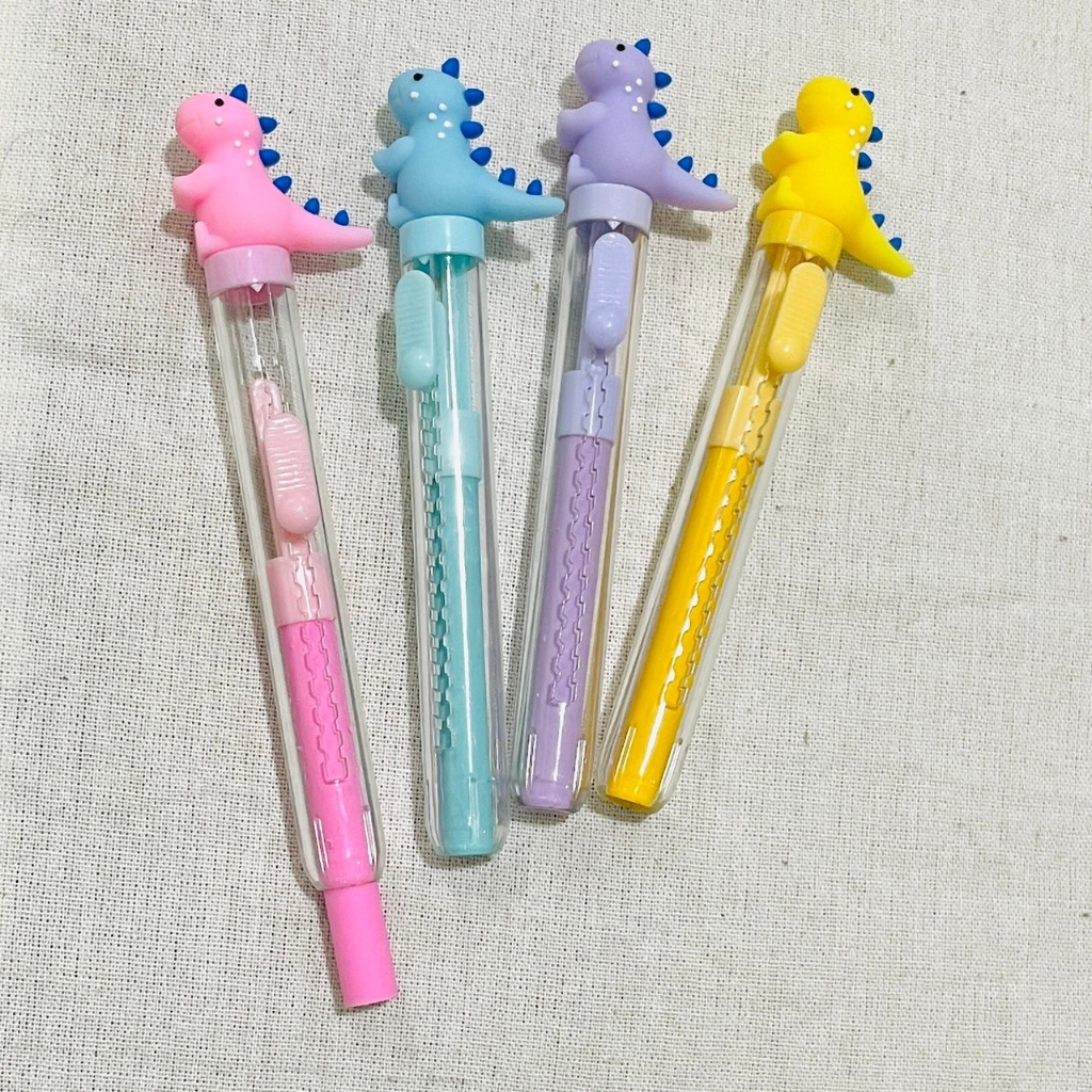 

penghapus dinosaurus roll push and pull eraser dino dinosaur