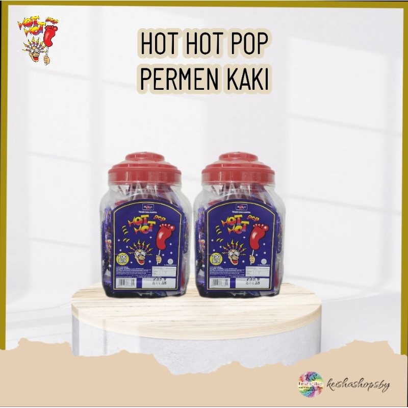 

HOT HOT POP [ PERMEN KAKI ] ISI 100 BIJI