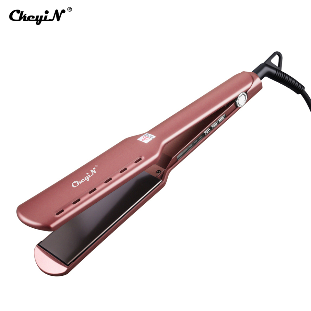 CkeyiN Hair Straightener 44MM Catok Lurus Catokan Rambut Ceramic Catokan Pelurus Rambut Portabel