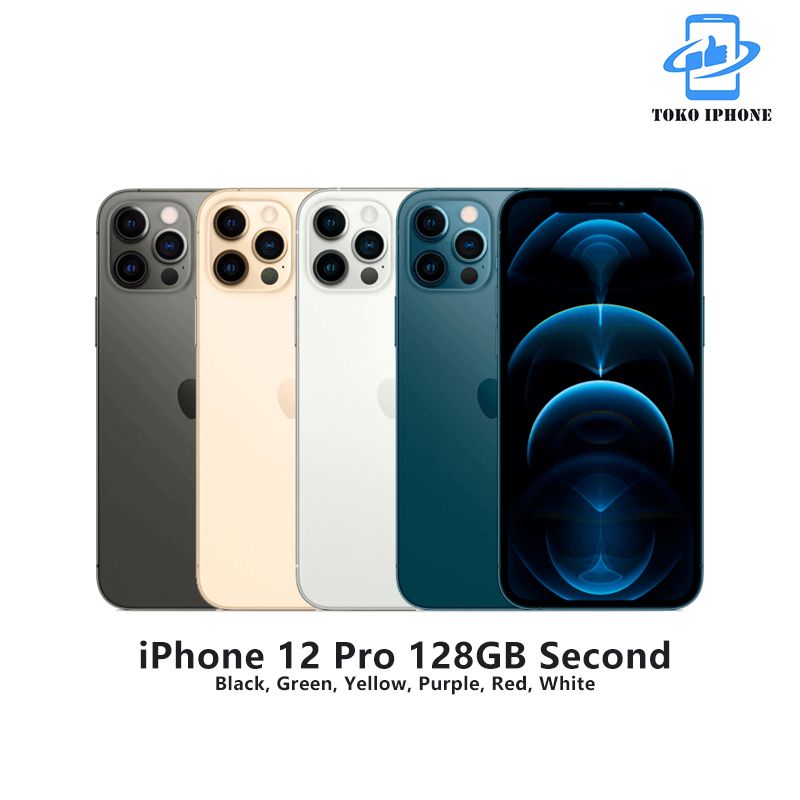 Apple iPhone 12 Pro 128GB Second Original Fulset Mulus/IP 12PRO/IPHONE 12PRO SECOND/HP 12PRO 128GB