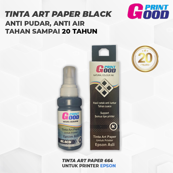 TINTA ART PAPER EPSON 664 BLACK GOOD PRINT