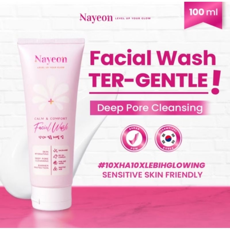 NAYEON LEVEL UP YOUR GLOW FACIAL WASH CALM & COMFORT 100ML